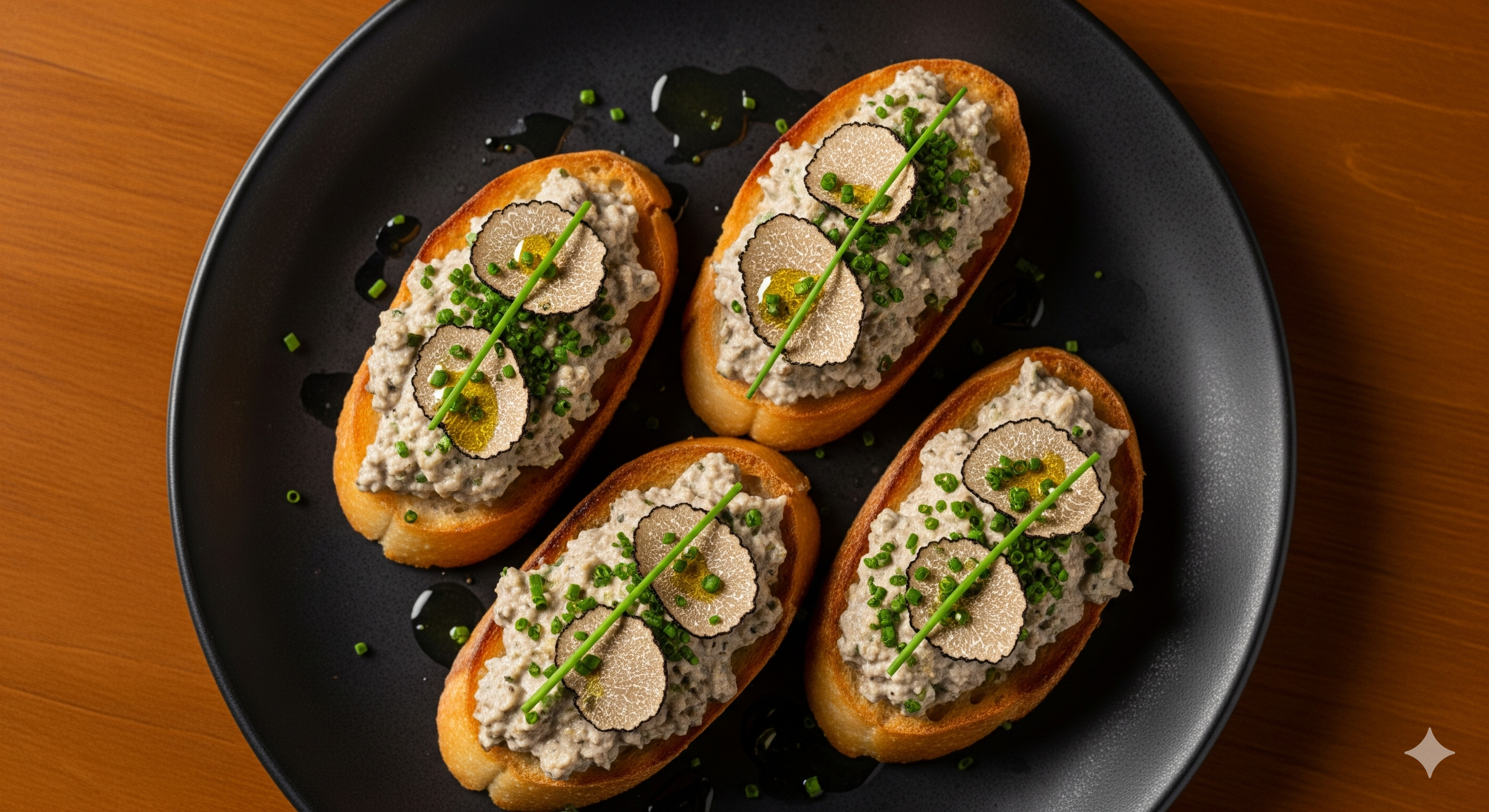 Truffle Mushroom Crostini
